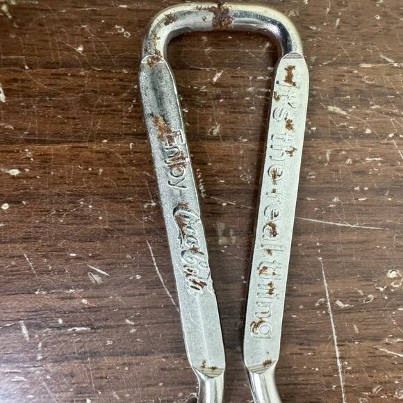 Enjoy Coca-Cola Enjoy the real thing! Metal Vintage Bottle‎ Opener - Picture 4 of 4